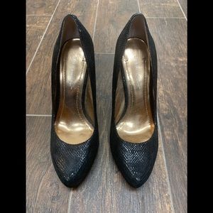 BCBG Black Heels Size 7